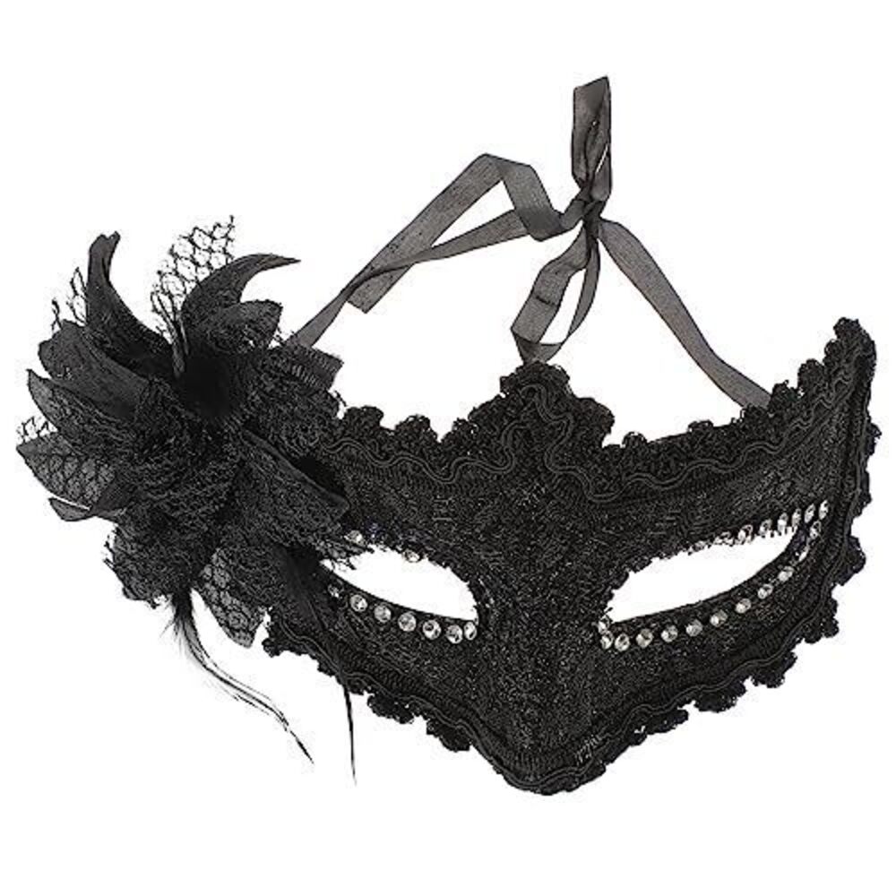 5507 Halloween Lace Half Face Masquerade Mask Lightweight Cosplay Party